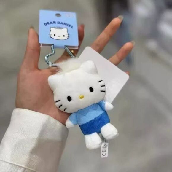 Sanrio Characters Mascot Holder - Dear Daniel Cartoon Plush Keychain - Picture 3 of 6